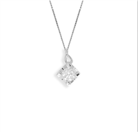 Collier I Gioielli del Sole Femme in Or blanc Diamante 0.10 Ct CLGRIF010 - CLGRIF010